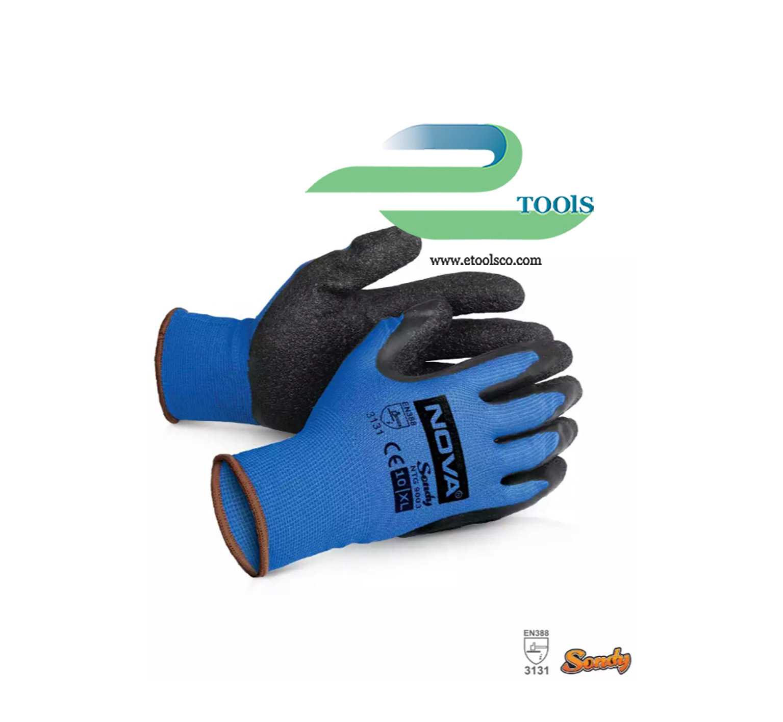 دستکش لاتکس سندی نووا مدل NTG 9003